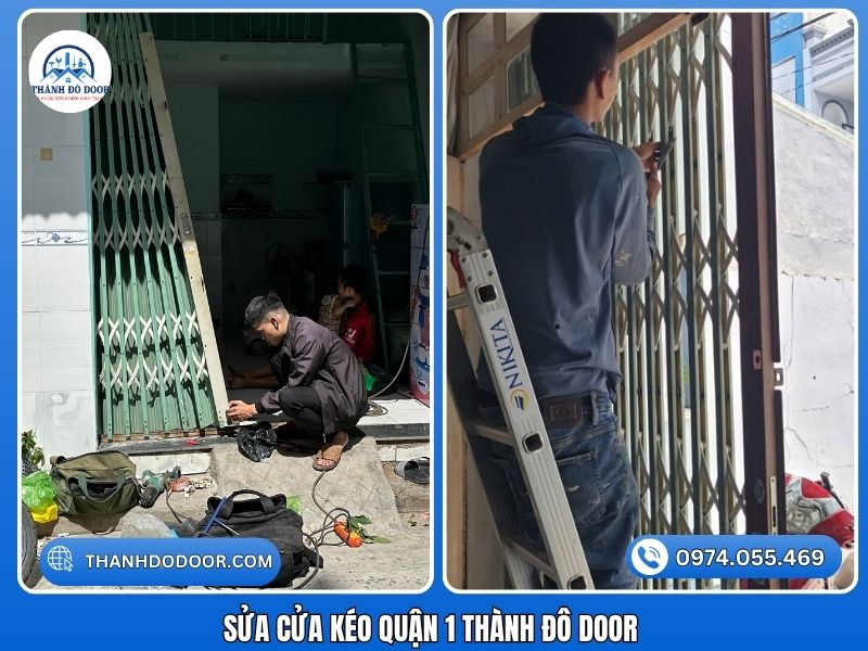 sửa cửa sắt kéo