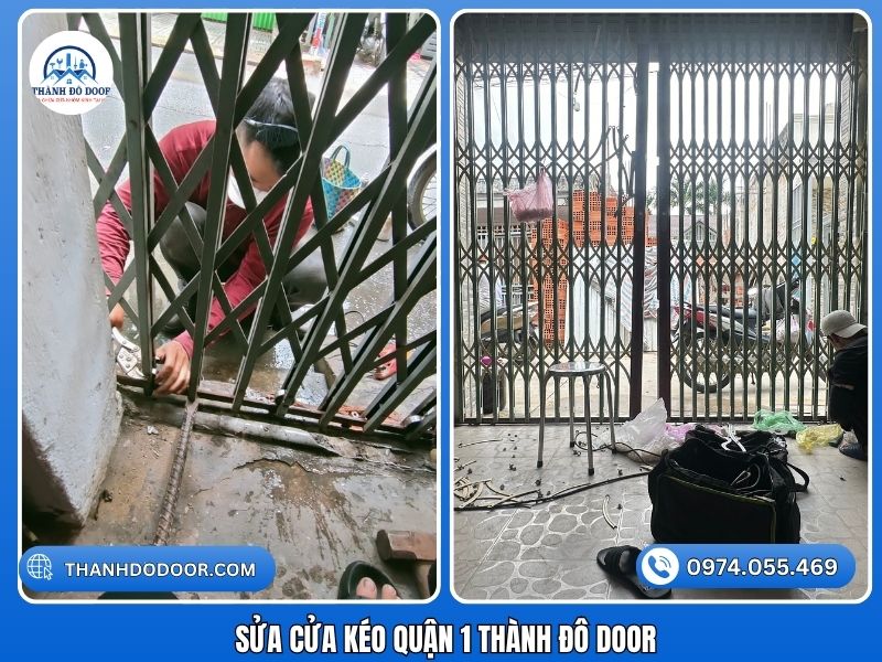 thay bạc đạn cửa kéo