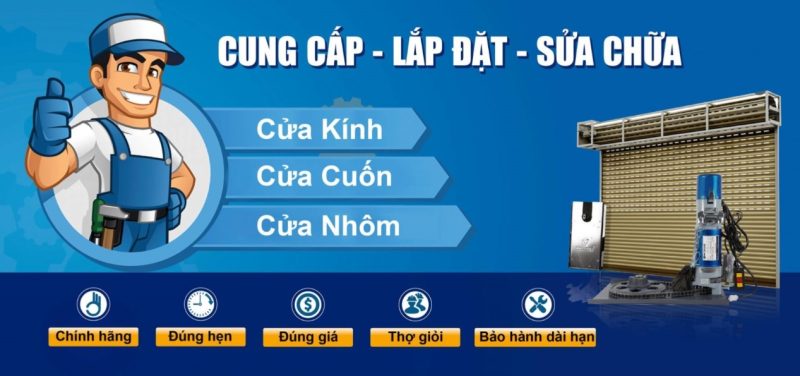 sửa cửa kính bình thạnh