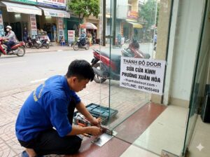 sửa cửa kính phường xuân hòa