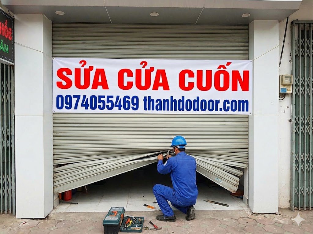 Sửa Cửa Cuốn Khẩn Cấp 24/7 – Báo Giá Minh Bạch | Thành Đô Door 2 sửa cửa cuốn