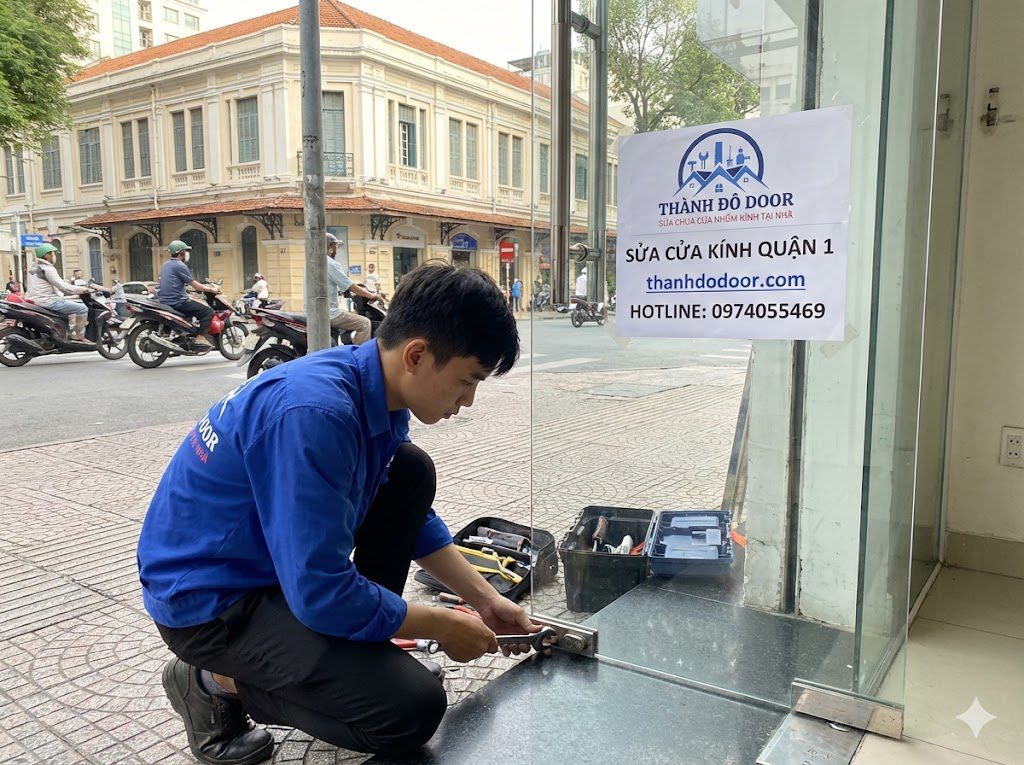 sửa cửa kính quận 1