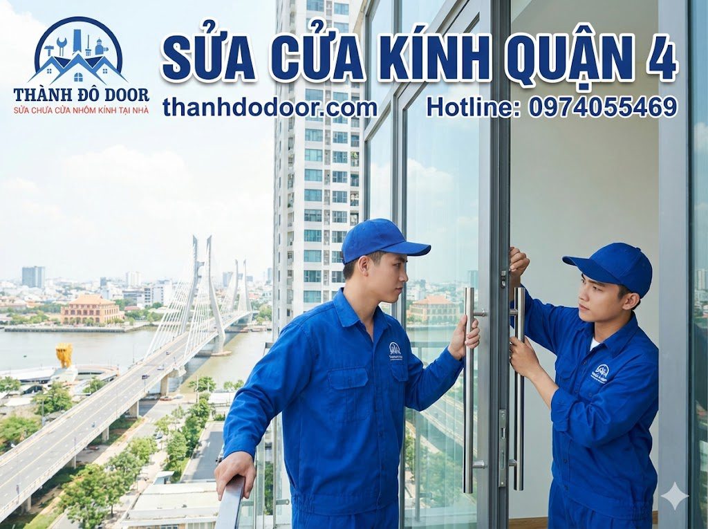 sửa cửa kính quận 4