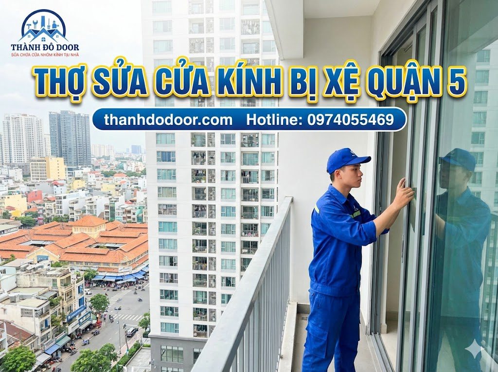 sửa cửa kính quận 5