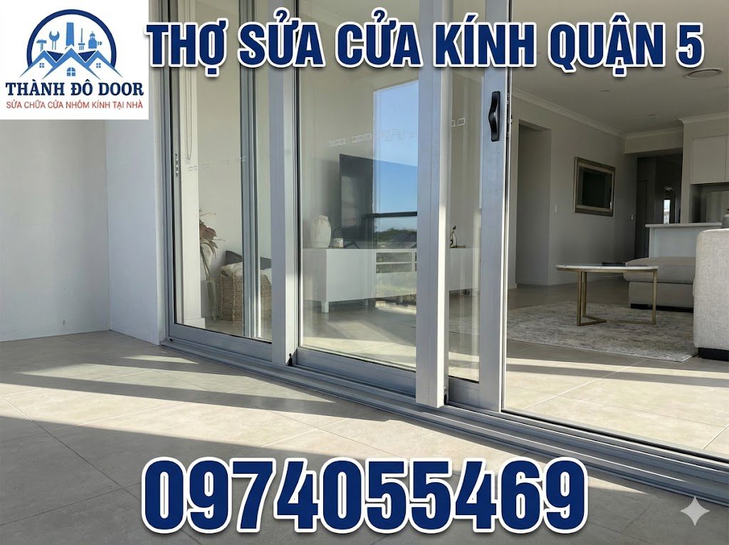 sửa cửa kính quận 5