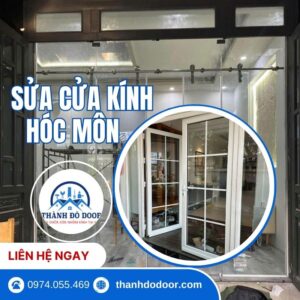 sửa cửa kính hóc môn