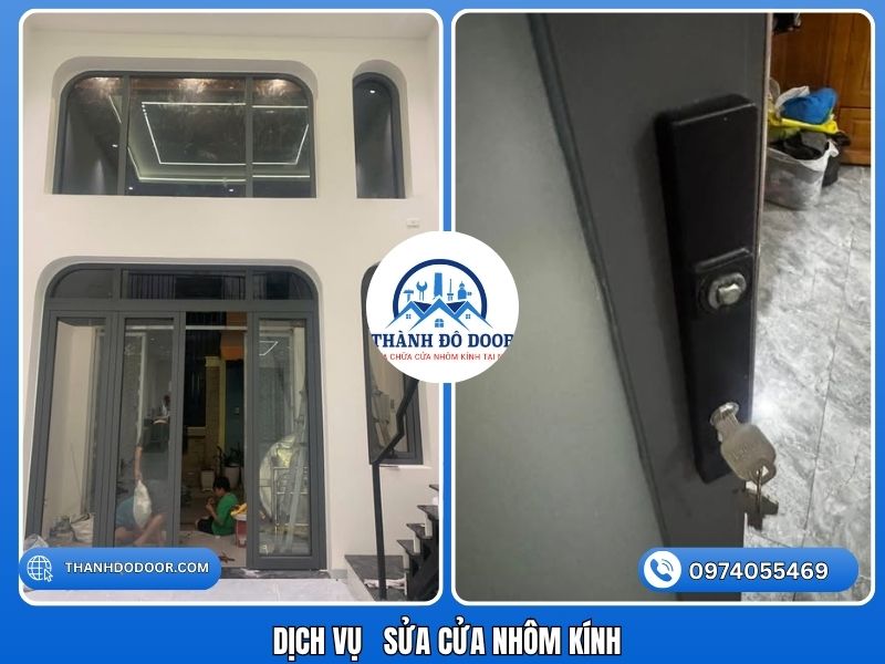 sửa cửa nhôm kính bị kẹt Quận 1