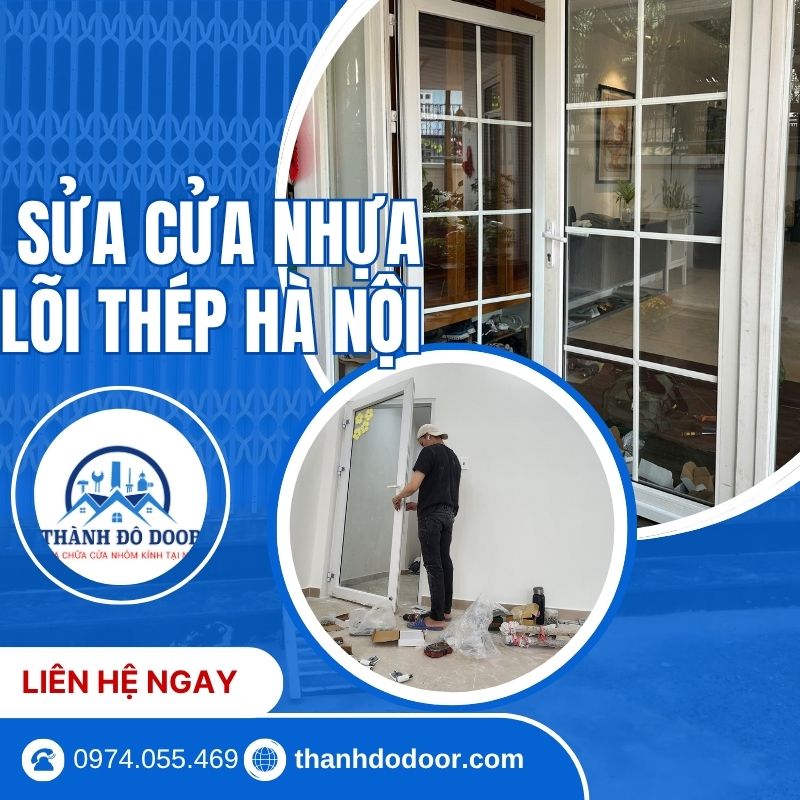 sửa cửa nhựa lõi thép hà nội
