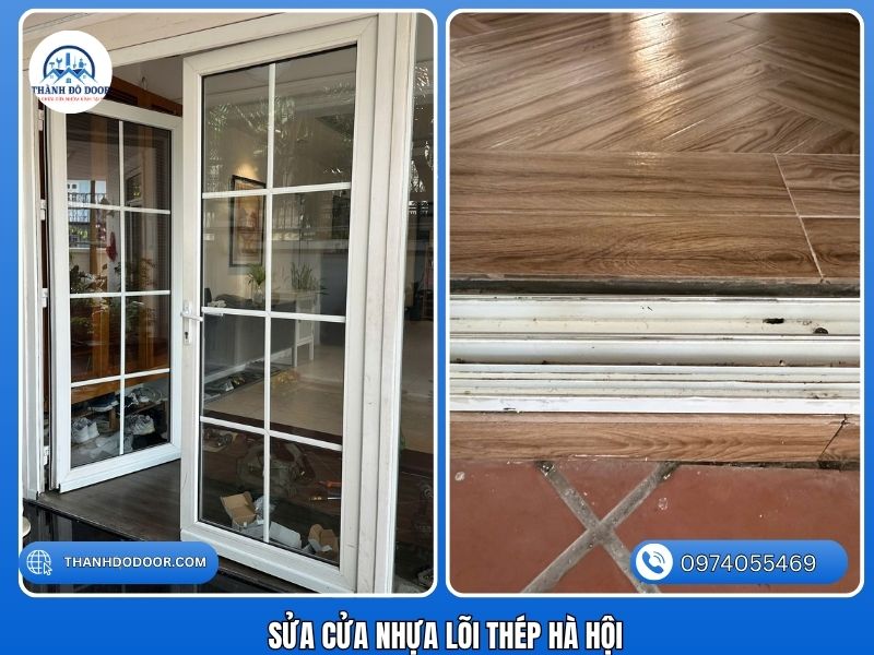 sửa cửa nhựa lõi thép Hà Nội