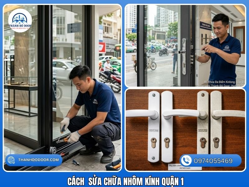 sửa kính cường lực Quận 1