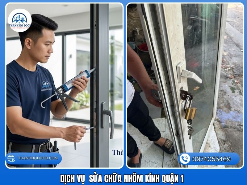thay khóa cửa nhôm Quận 1
