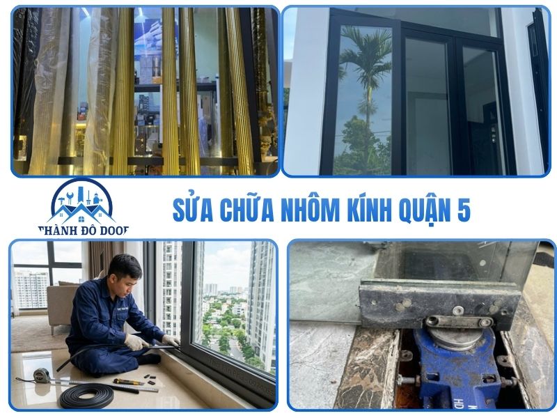 sửa chữa nhôm kính tại nhà