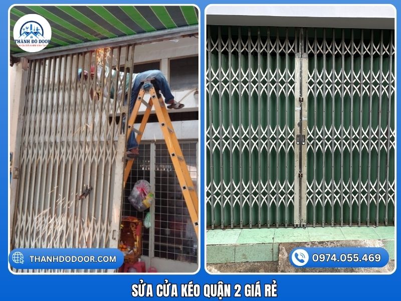 giá sửa cửa kéo
