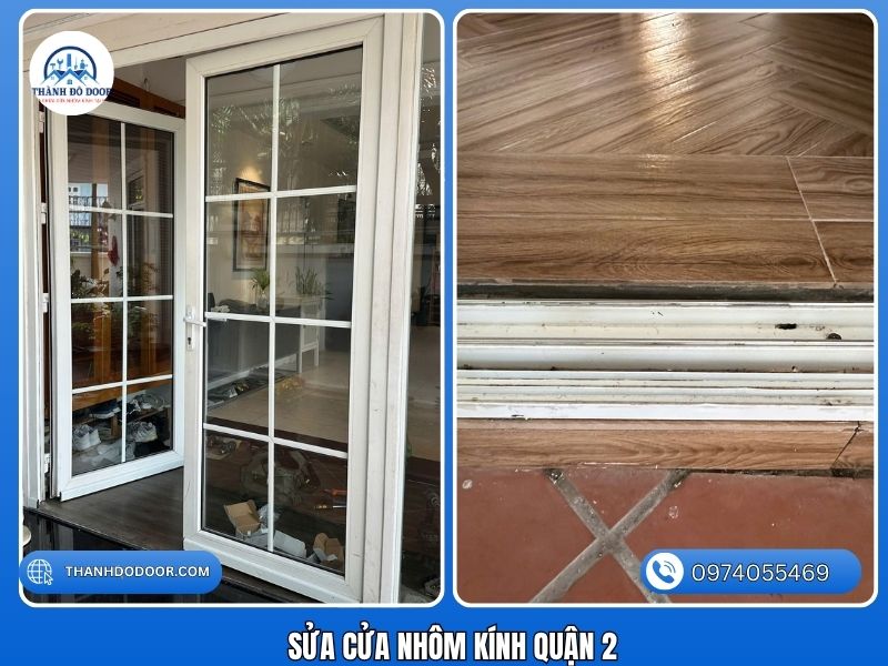 【🛠️Thợ】 Sửa Cửa Nhôm Kính Quận 2 Chuyên Sâu 3 sửa cửa nhôm kính tại nhà Quận 2