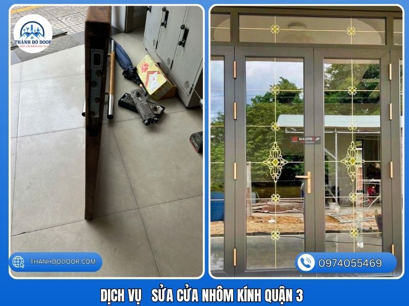 Dịch Vụ Sửa Cửa Nhôm Kính Quận 3 Tỉ Mỉ, Chuyên Sâu Cấu Trúc 4 cách sửa cửa nhôm kính