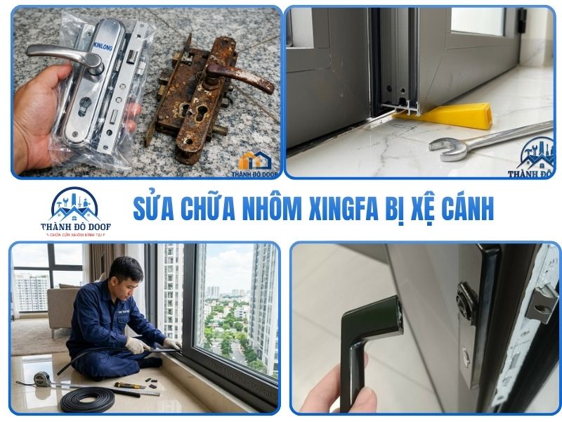 🛠️ Sửa Cửa Nhôm Xingfa Bị Xệ Cánh Triệt Để – Chống Tái Phát TPHCM 5 sửa cửa nhôm xingfa