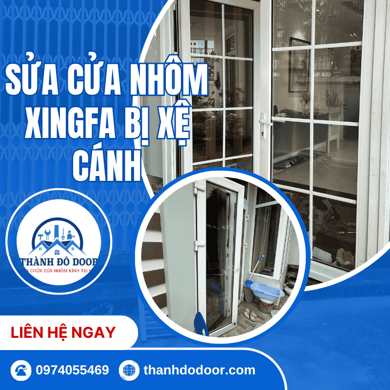 🛠️ Sửa Cửa Nhôm Xingfa Bị Xệ Cánh Triệt Để – Chống Tái Phát TPHCM 1 sửa cửa nhôm xingfa bị xệ cánh