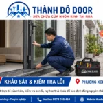 Sửa Cửa Nhôm Phường Xóm Chiếu: Xệ, Kẹt, Hỏng Khóa 7 01 sua cua nhom phuong xom chieu