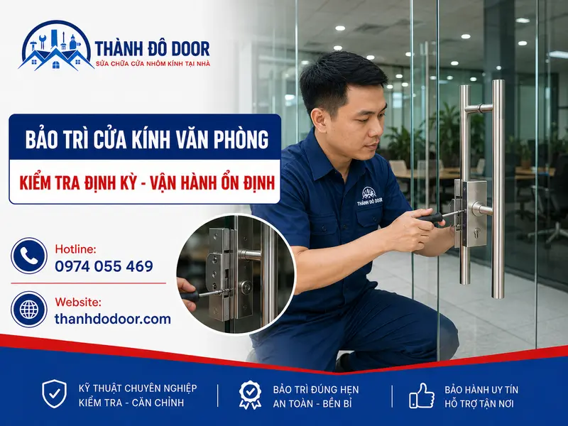 Bảo Trì Cửa Kính Định Kỳ Văn Phòng: 9 Hạng Mục Cần Kiểm Tra 2 bảo trì cửa kính định kỳ văn phòng