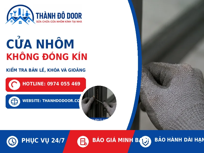 Cửa Nhôm Không Đóng Kín: 9 Nguyên Nhân Và Cách Sửa 2 cửa nhôm không đóng kín