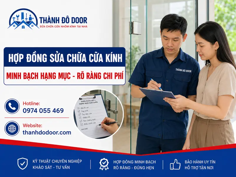 Hợp Đồng Sửa Chữa Cửa Kính: 9 Điều Khoản Cần Kiểm Tra 2 hợp đồng sửa chữa cửa kính