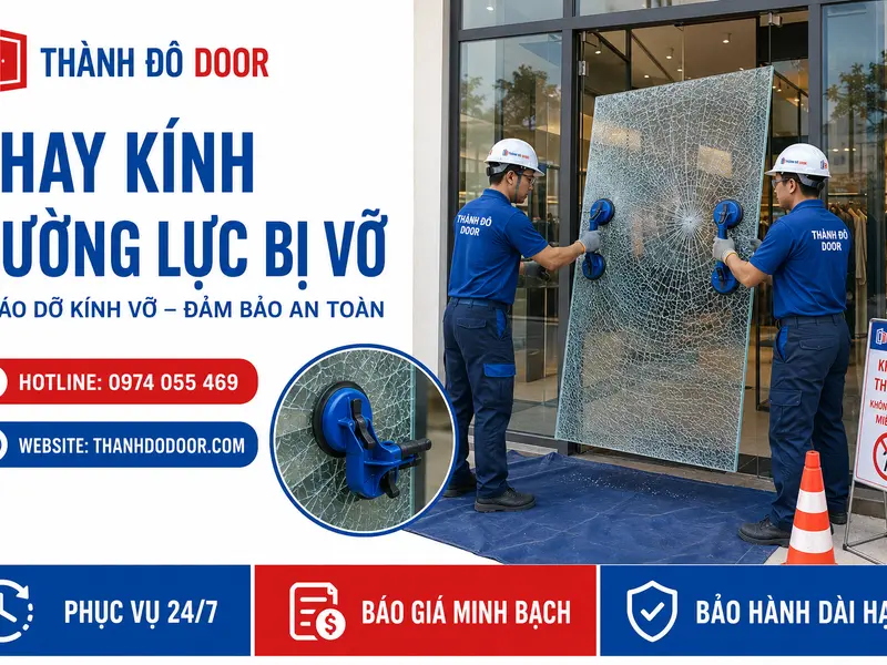 thay kính cường lực bị vỡ