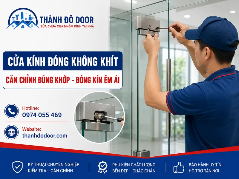 03 can chinh kep kinh tren