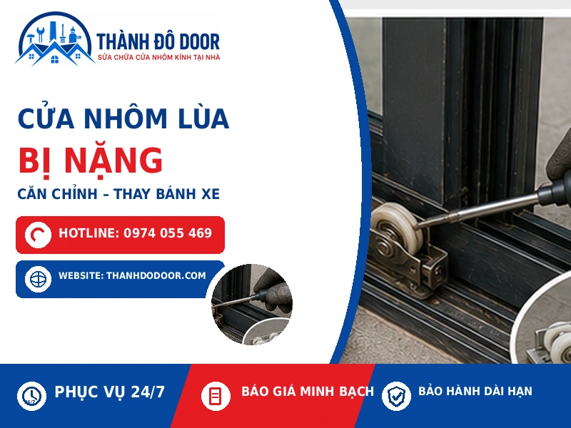 03 cua nhom lua bi nang can chinh thay banh