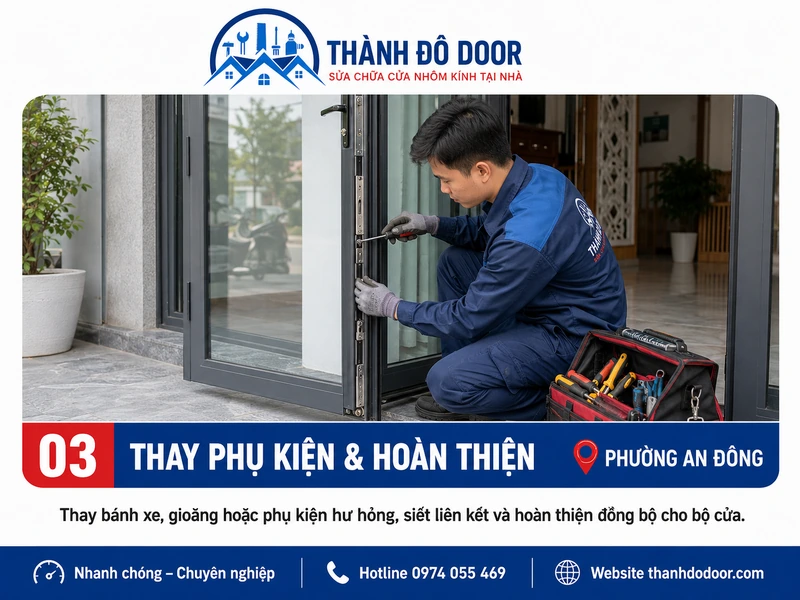 Sửa Cửa Nhôm Phường An Đông: Xệ Cánh, Kẹt Ray, Hỏng Khóa 3 03 sua cua nhom phuong an dong