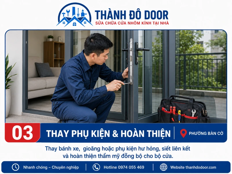 Sửa Cửa Nhôm Phường Bàn Cờ: Cửa Xệ, Kẹt, Hỏng Khóa 3 03 sua cua nhom phuong ban co