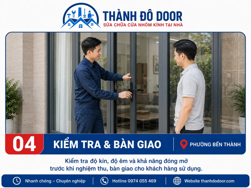 Sửa Cửa Nhôm Phường Bến Thành: Cửa Xệ, Kẹt, Lệch Khóa 4 04 sua cua nhom phuong ben thanh
