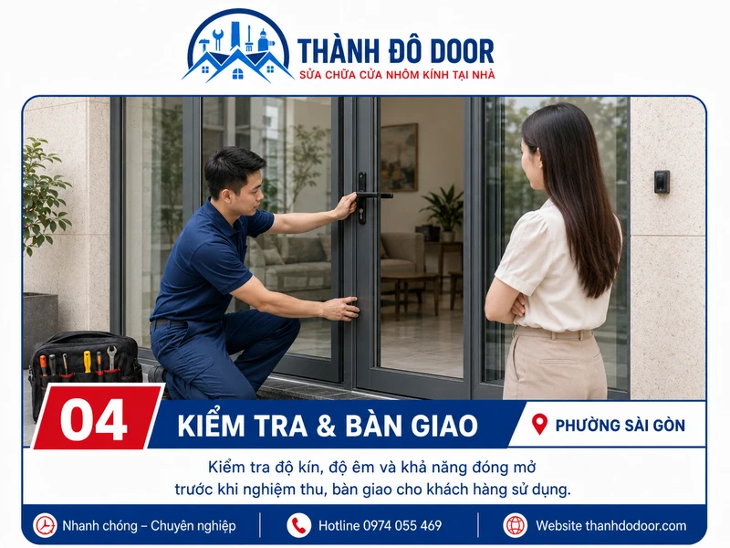Sửa Cửa Nhôm Phường Sài Gòn: Cửa Xệ, Kẹt, Hỏng Khóa 4 04 sua cua nhom phuong sai gon