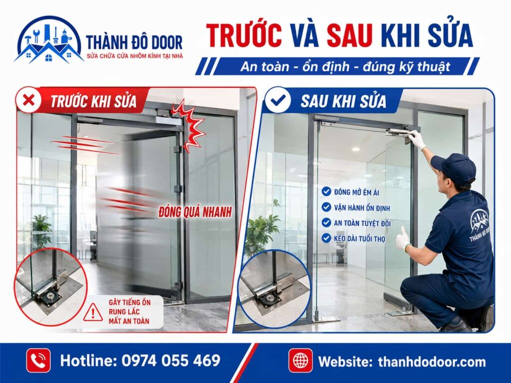 Cửa Kính Đóng Quá Nhanh: 7 Nguyên Nhân Và Cách Xử Lý An Toàn 2 cửa kính đóng quá nhanh