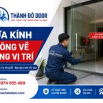 cua kinh khong ve dung vi tri