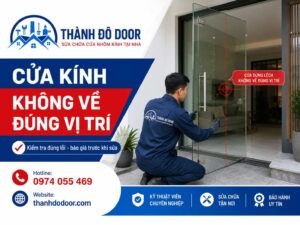 cua kinh khong ve dung vi tri
