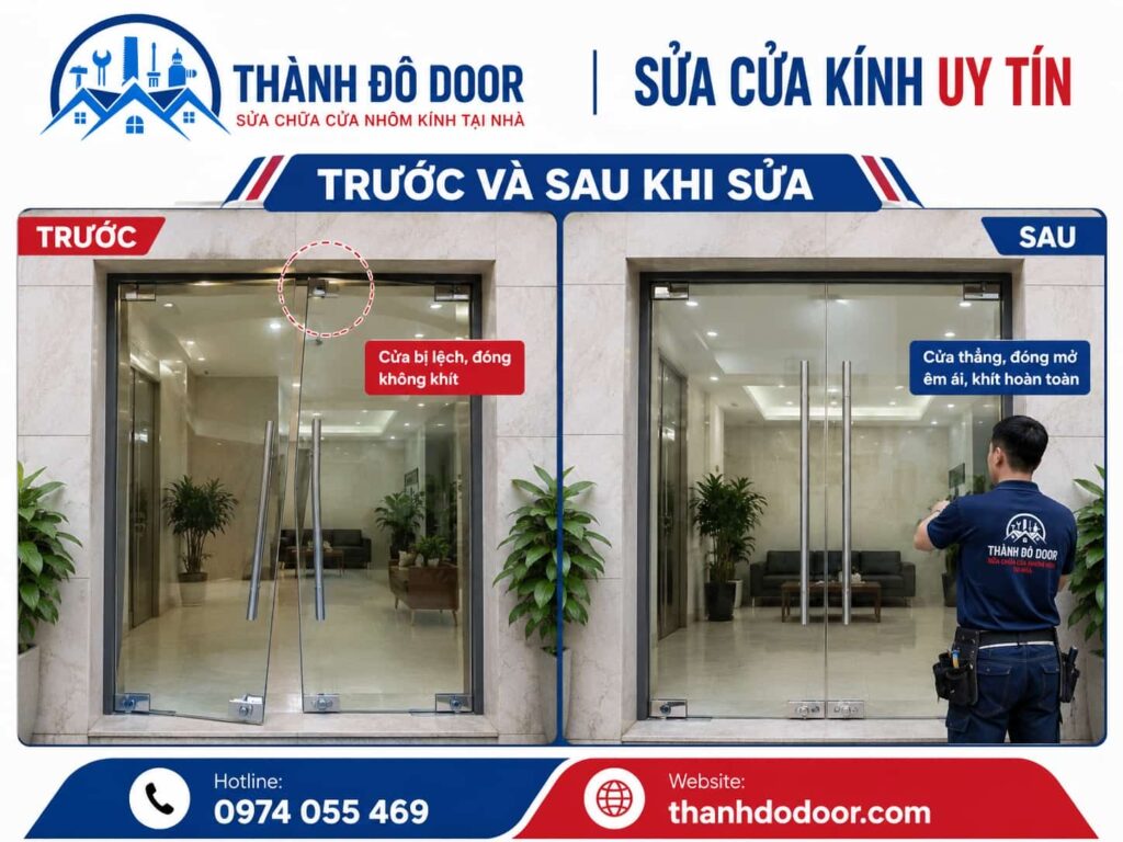 Sửa Cửa Kính Uy Tín: 7 Tiêu Chí Chọn Đúng Đơn Vị 7 sua cua kinh uy tin