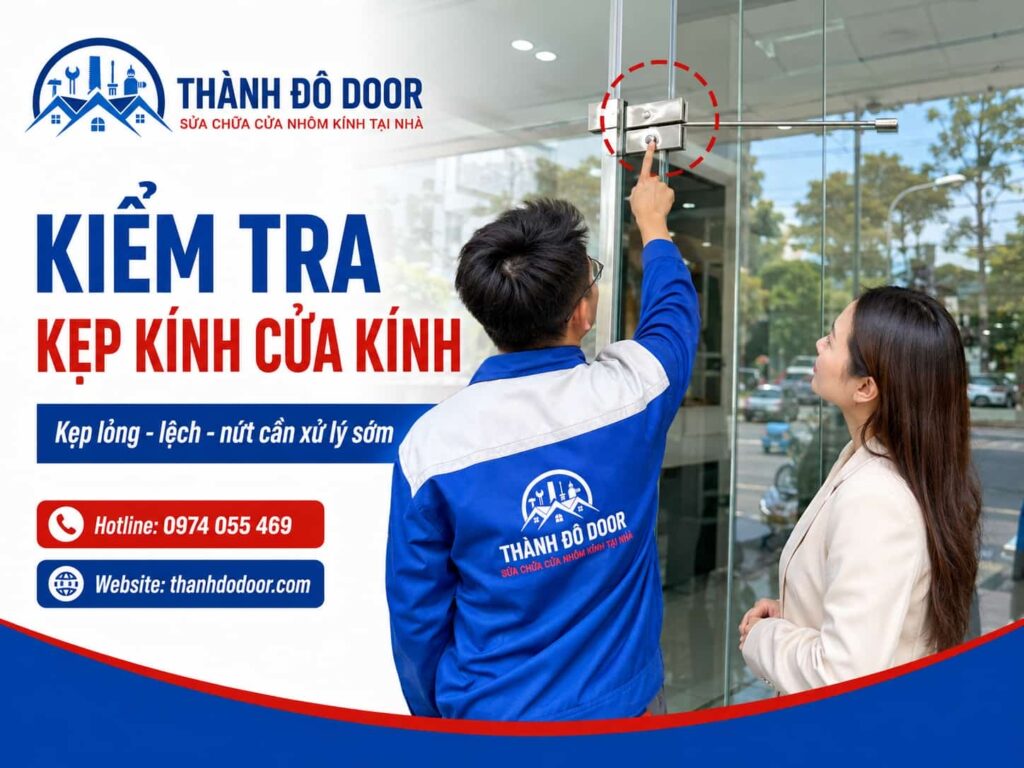 Thay Kẹp Kính Cửa Kính: 7 Dấu Hiệu Cần Xử Lý Sớm 4 thay kep kinh cua kinh 3