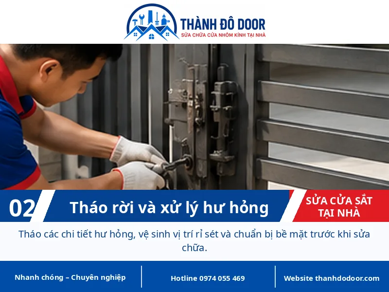 Sửa cửa sắt tại nhà