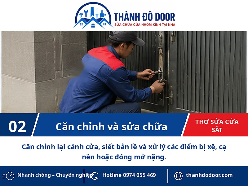 Thợ sửa cửa sắt: Kiểm tra đúng lỗi, báo giá rõ ràng 2 Thợ sửa cửa sắt
