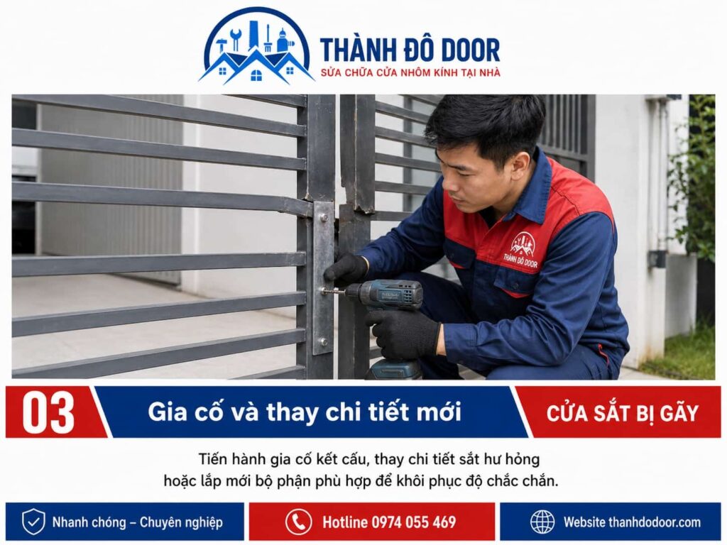 Cửa sắt bị gãy: Nguyên nhân và phương án hàn gia cố phù hợp 3 03 cua sat bi gay