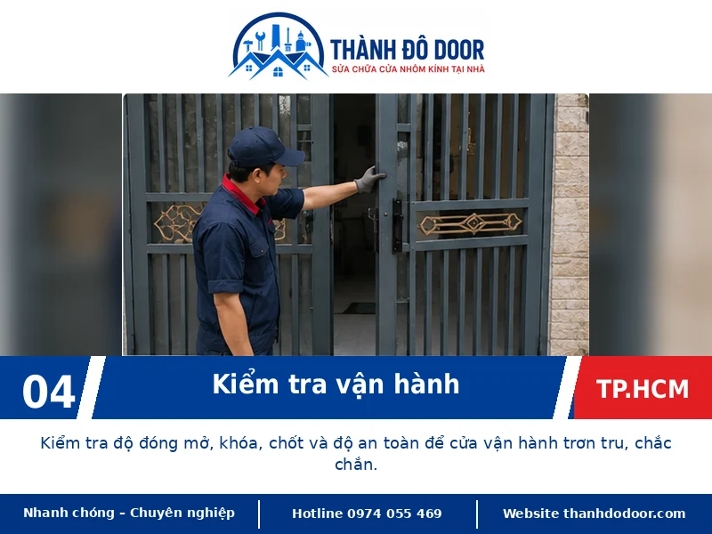 Sửa cửa sắt TPHCM: Kiểm tra đúng lỗi, báo giá trước khi sửa 4 04 sua cua sat tphcm