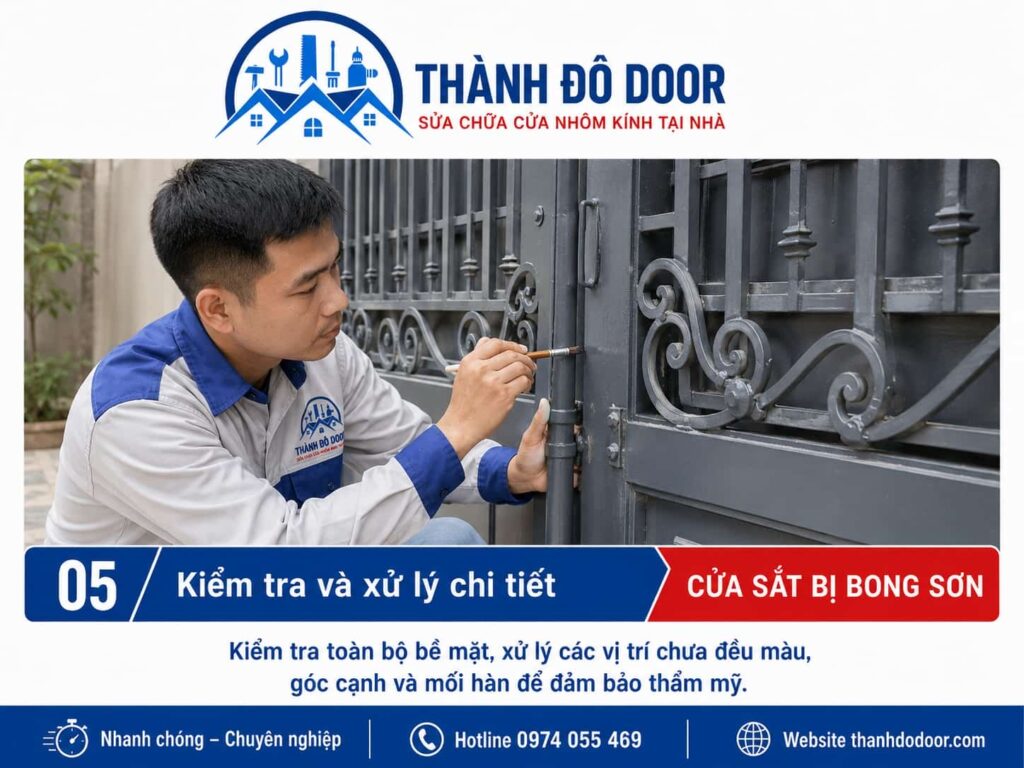 Cửa sắt bị bong sơn: Nguyên nhân và cách sơn phục hồi đúng kỹ thuật 5 05 cua sat bi bong son