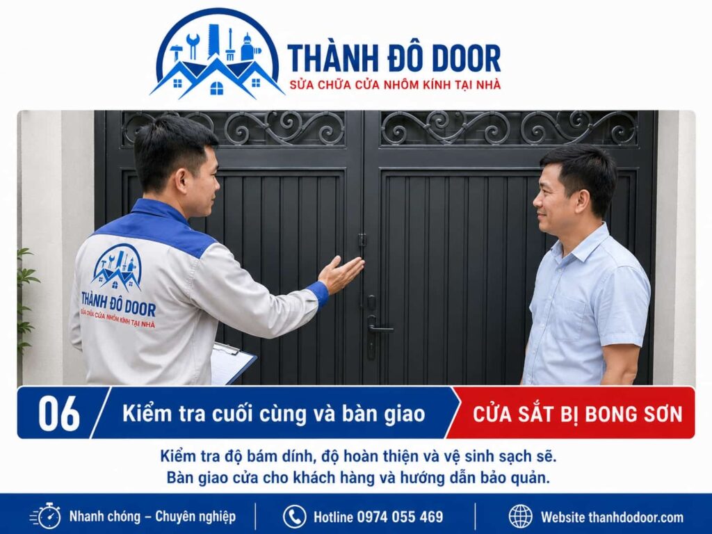 Cửa sắt bị bong sơn: Nguyên nhân và cách sơn phục hồi đúng kỹ thuật 6 06 cua sat bi bong son