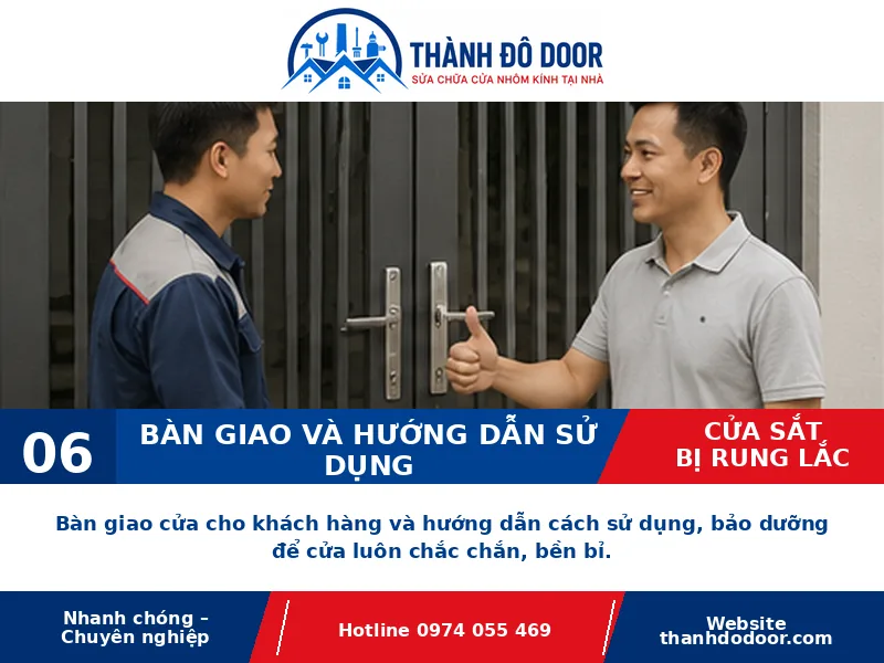 06 cua sat bi rung lac