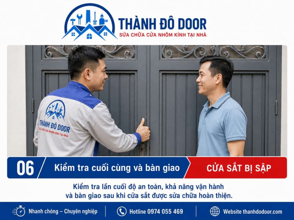 Cửa sắt bị sập: Dấu hiệu nguy hiểm và cách xử lý an toàn 6 06 cua sat bi sap