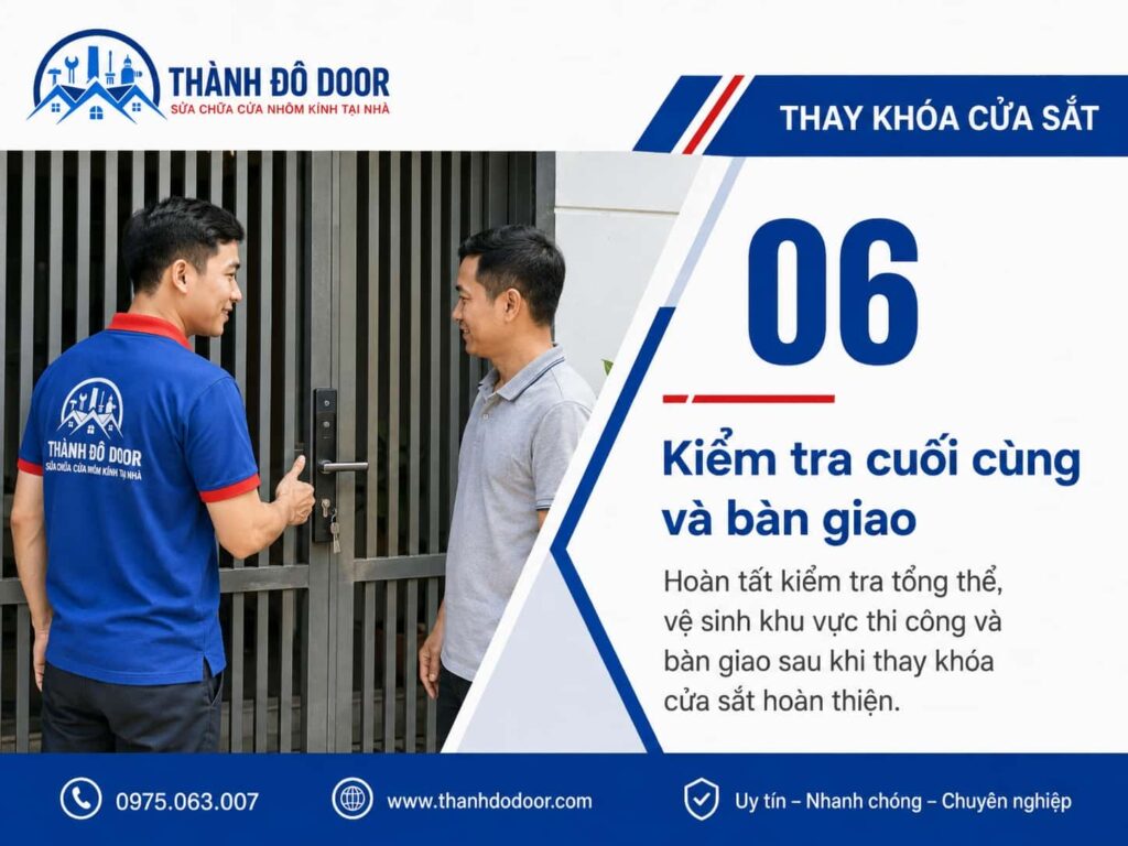 Thay khóa cửa sắt, cửa cổng khi ổ khóa bị hỏng hoặc không còn phù hợp 6 06 thay khoa cua sat